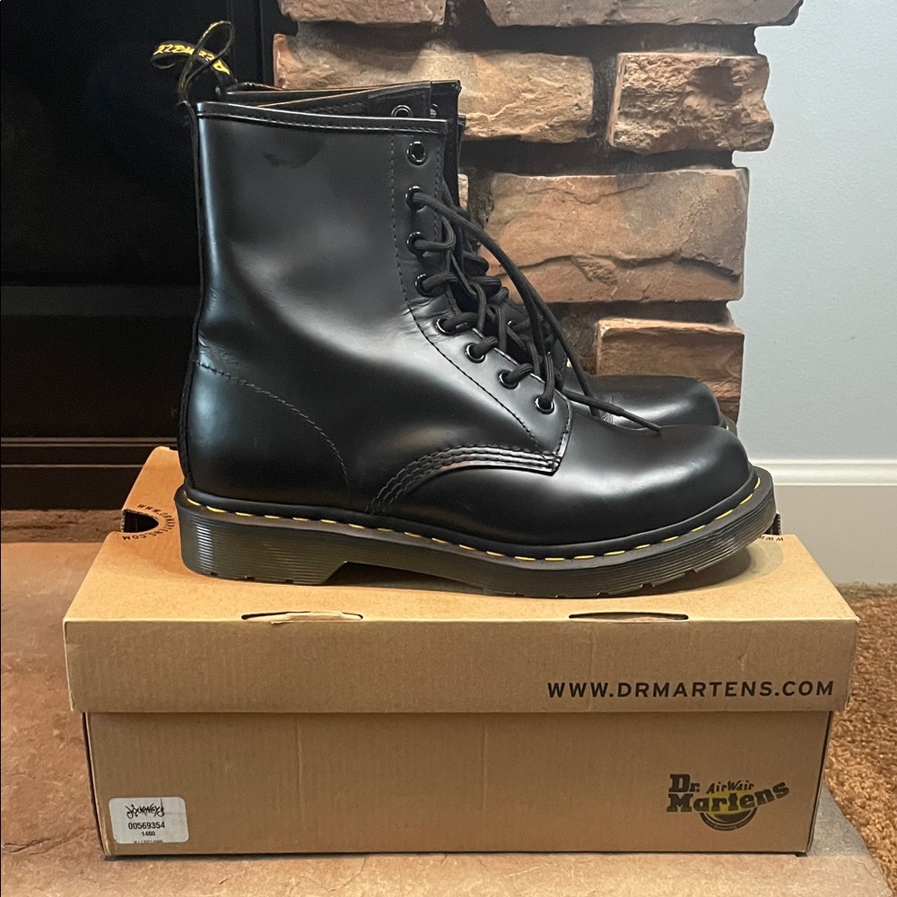 Dr. Martens Black Combat Boots